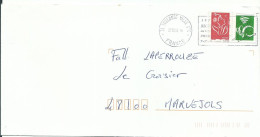 FRANCE LETTRE 0,82€ TOULOUSE ( HAUTE GARONNE ) POUR MARVEJOLS ( LOZERE ) DE 2006  LETTRE COVER - 1961-....