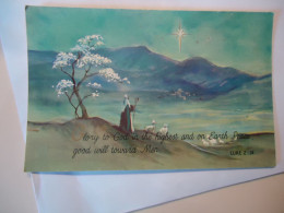GERMANY  POSTCARDS  DOUBLE CREETING  CHRISTMAS - Sonstige & Ohne Zuordnung