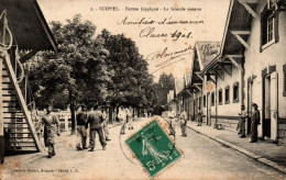 N°2572 W -cpa Suippes -ferme Hippique- La Grande Avenue- - Sonstige & Ohne Zuordnung