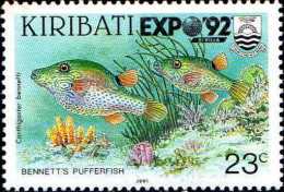 Kiribati Poste N** Yv:258/261 Exposition Universelle Seville Expo'92 - 1992 – Siviglia (Spagna)