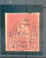 C 9  - MAURICE - YT 13 ° Obli - Marge Haut Droit Touchée - Mauritius (...-1967)