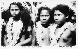 Photographie - Papouasie - Jeunes Filles Seins Nus - Nu Ethnique - Girls Of HANUABADA - Océanie