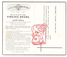 DP Virginie Briers ° Heusden Destelbergen 1864 † 1950 X Louis Joris - Images Religieuses