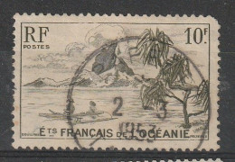 OCEANIE YT 197 Oblitéré PAPETTE 2 - 3 1953 - Oblitérés