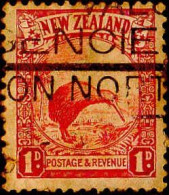 Nle Zelande Poste Obl Yv: 194 Mi:190IA Kiwi (Belle Obl.mécanique) - Usados