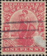 Nle Zelande Poste Obl Yv: 136 Mi:123 Allégorie Aminci (Obl.mécanique) - Used Stamps