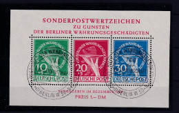 Berlin 1949, Blockausgabe, Mi.-Nr. Block 1 III, Gestempelt, FA Schlegel - Storia Postale