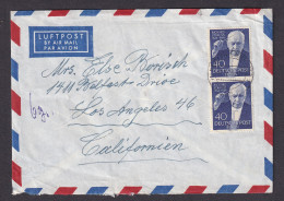 Berlin, Luftpost- Ausland-Brief Mit MeF . Mi.-Nr. 124 Nach USA. - Cartas & Documentos