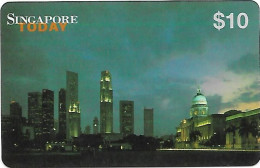 Singapore: Prepaid 12U Global - Singapore Today, Skyline - Singapour