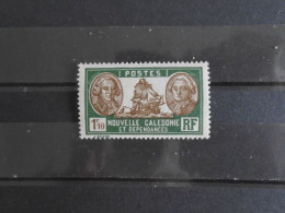 NOUVELLE-CALEDONIE YT 155 BOUGAINVILLE/LA PEROUSE 1f10 Vert-foncé Et Sépia** - Unused Stamps