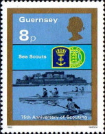 Guernesey Poste N** Yv:253/256 75.Anniversaire Du Scoutisme - Guernesey