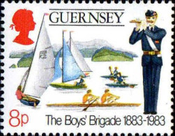 Guernesey Poste N** Yv:262/266 Centenaire Des Boy's Brigade - Guernesey