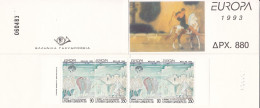 Griechenland, 1993, 1829/30 C MH 16, MNH **,  Europa: Zeitgenössische Kunst., Booklet - Postzegelboekjes