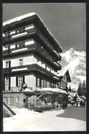 AK Grindelwald, Hotel Restaurant Hirschen Im Winter  - Grindelwald