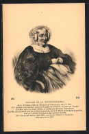 AK Madame De La Rochejaquelein, 1772-1857  - Escritores