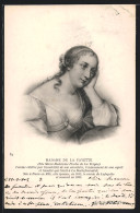 CPA Madame De La Fayette, Nee Marie-Madeleine Pioche De La Vergne  - Königshäuser