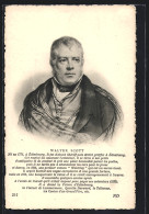 AK Portrait Von Walter Scott, Geb. 1771  - Escritores