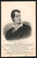 AK Portrait Von Lord Byron George Gordon, Geb. 1788  - Ecrivains