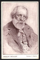 Künstler-AK Portrait Von Jaroslav Vrchlický  - Escritores