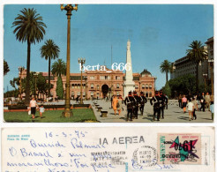 Argentina Buenos Aires Plaza De Mayo Panoramic Large Size 1975 - Argentine