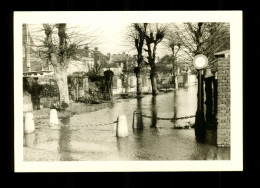 Poto 76 Seine Maritime Gournay En Bray Crue De L ' Epte 1965 Inondations ( Format 9cm X 13cm ) - Orte