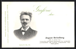 AK August Strindberg, Schriftsteller Aus Schweden  - Schriftsteller