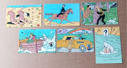 Tintin (Hergé) – 6 Cartes Postales Q8 - Cartoline Postali