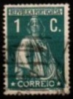 PORTUGAL  -   1912.    Y&T N° 208 Oblitéré.  Cérès. - Usati