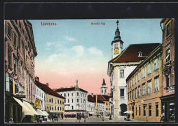 AK Laibach, Der Rathausplatz  - Slovenië