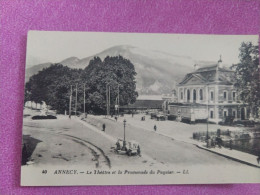 Annecy Le Théâtre Et Le Pâquier Rails Tramway TAT Pour Thones - Annecy