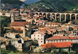 L'escarène * Vue Générale Du Village * Pont Viaduc - Sonstige & Ohne Zuordnung