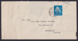 Bund Brief EF 161 Reis Telefon Destination Wuppertal Elberfeld Monza Italien - Storia Postale