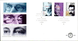 Pays-Bas Poste Obl Yv:1449/1451 Prix Nobel Néerlandais Fdc Den Haag 7 September 1993 - Usati