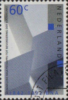 Pays-Bas Poste Obl Yv:1403/1404 Compositions Géométriques (TB Cachet Rond) - Used Stamps