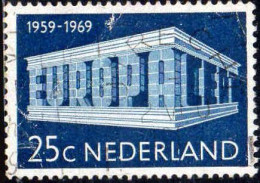 Pays-Bas Poste Obl Yv: 893 Mi:920 Europa Cept Temple Stylisé (cachet Rond) - Usati