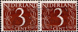 Pays-Bas Poste Obl Yv: 610 Mi:612 Chiffre Paire (Belle Obl.mécanique) - Used Stamps