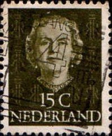Pays-Bas Poste Obl Yv: 514A Mi:530 Reine Juliane (Belle Obl.mécanique) - Usati