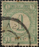 Pays-Bas Poste Obl Yv:  31a Mi:31aD Chiffre (Beau Cachet Rond) - Usati