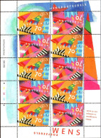 Pays-Bas Poste N** Yv:1430F Mi:1462KB Timbres De Voeux Planche - Unused Stamps