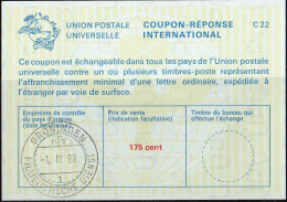 Pays-Bas Obl UPU (58) Coupon-Réponse International C22 (TB Cachet à Date) 175 Cent - Other
