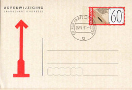 Pays-Bas Entier-P Obl (34) Euro Adreswijziging 148*100 60c (TB Cachet à Date) - Interi Postali