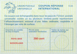 Pays-Bas N** UPU (59) Coupon-Réponse International C22 250 Cent - Other