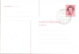 Pays-Bas Entier-P Obl (30) Carte Postale Reine Beatrix 148*102 75ct (TB Cachet à Date) Bande De Phosphore 2mm - Postwaardestukken