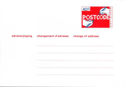 Pays-Bas Entier-P N** (16) Adreswijziging Postcode 148*102 40c - Interi Postali