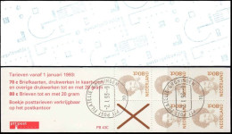 Pays-Bas Carnet Obl Yv:C1380CaI Mi:MH44C Reine Beatrix PB43C (TB Cachet à Date) - Booklets & Coils