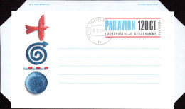 Pays-Bas Aérogr Obl (2) Luchtpostblab Aerogramme Colombe (TB Cachet à Date) - Postal Stationery