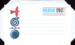 Pays-Bas Aérogr N** (2) Luchtpostblab Aerogramme Colombe - Postal Stationery