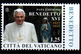 2023 - Vaticano - Papa Benedetti XVI   +++++++++ - Ongebruikt