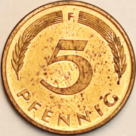 Germany Federal Republic - 5 Pfennig 1987 F, KM# 107 (#4611) - 5 Pfennig