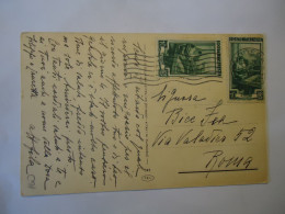 ITALY POSTCARDS   FLOWERS   ROSES  POSTMARK MODENA 1954 - Other & Unclassified